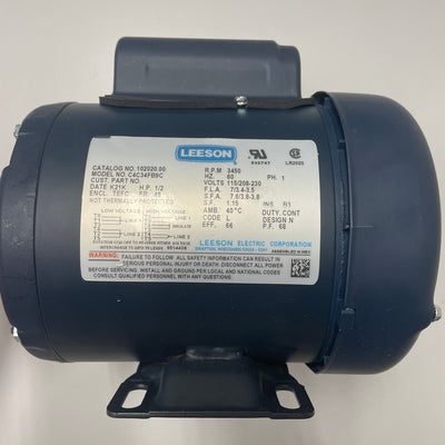Vacuum Pump Motor 1/2 HP - No End Switch - Radiant Energy Systems, Inc.